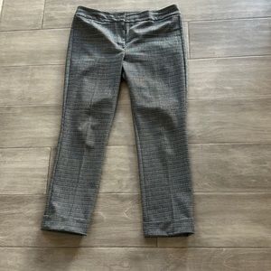 Ann Taylor factory size 6 petite. Black and white plaid dress ankle pants